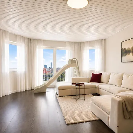 Castle View Rooftop Terrace Penthouse 5br Old Town Apartmán *